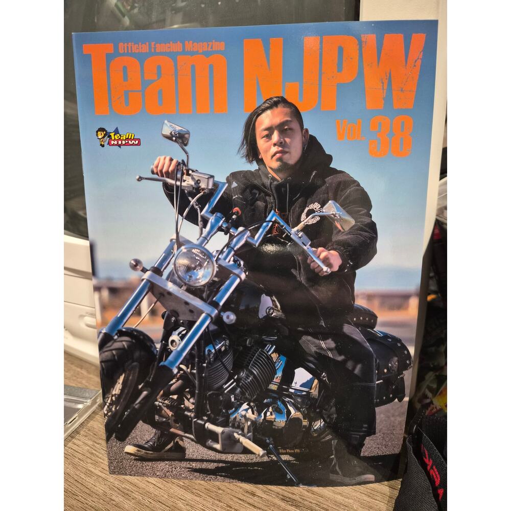 Official Fanclub Magazine Team NJPW vol 38 Akira Fujita New Japan Pro Wrestling